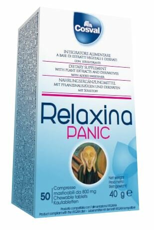 Relaxina Panic utile per il rilassamento 50 compresse-2