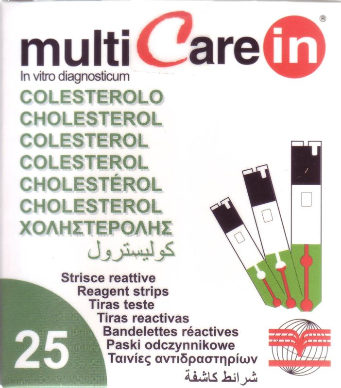 MultiCare IN Colesterolo  25 strisce reattive-1