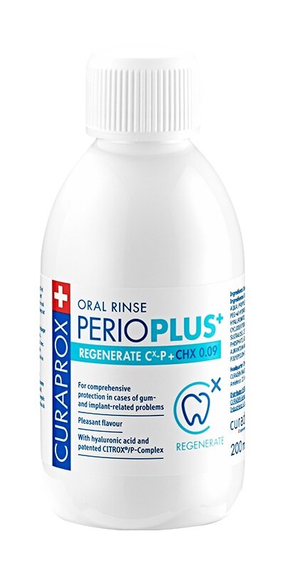 Curaprox Perio Plus+ Regenerate CHX 0,09% 200ml-2