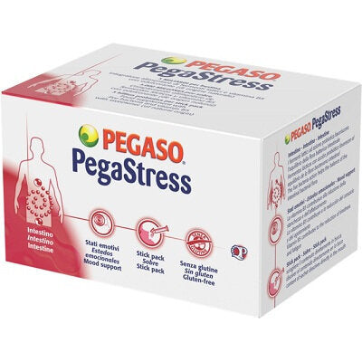 PegaStress Fermenti Probiotici e Vitamine disturbi intestinali associati a stress 28 stick pack-1