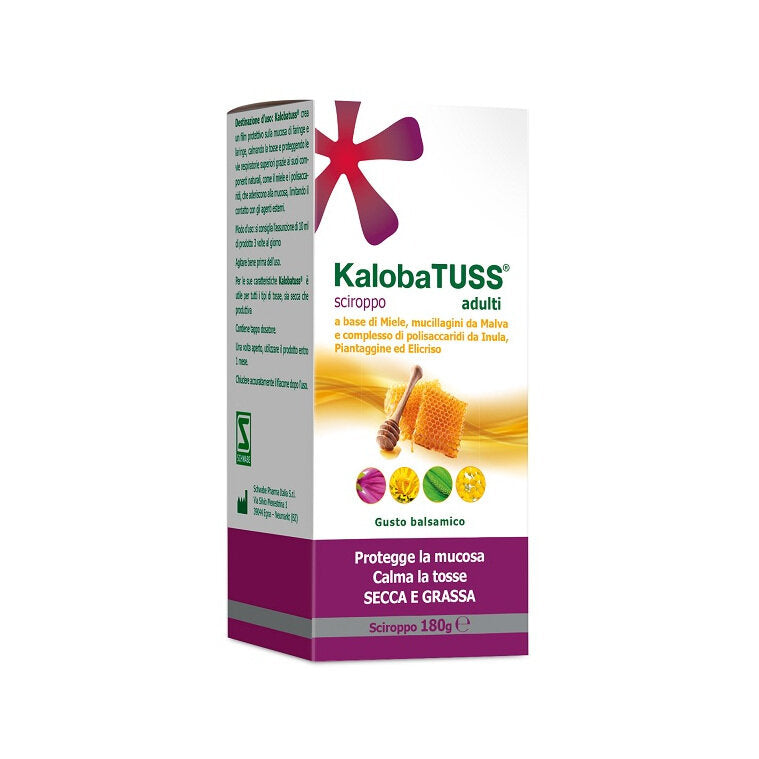 KalobaTuss Sciroppo Adulti 180g tosse secca e grassa-2