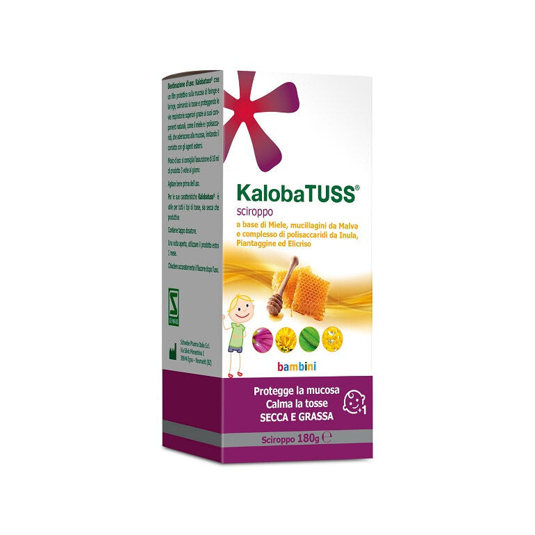 KalobaTuss Bambini sciroppo 180g tosse secca e grassa-2