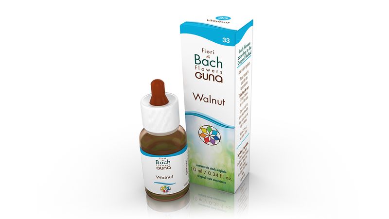 Guna Fiori di Bach Walnut - flessibilità ed accettazione del nuovo N°33-0