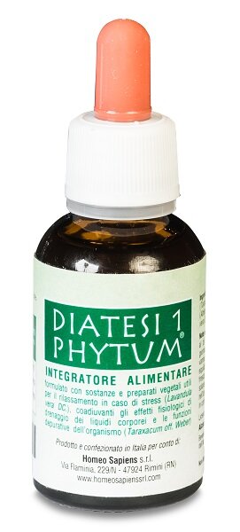 Diatesi 1 Phytum utile per la funzionalità epatica gocce 30ml-1