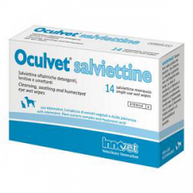 Oculvet salviettine oftalmiche ad azione lenitivi e detergente  14 salviettine monouso-1