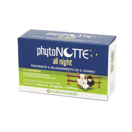Farmaderbe Phyto Notte All Night favorisce il rilassamento 30 compresse-2