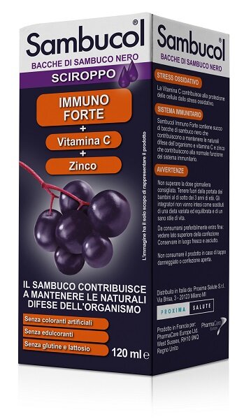 Sambucol Bacche di Sambuco Nero difese dell'organismo sciroppo 120ml-2