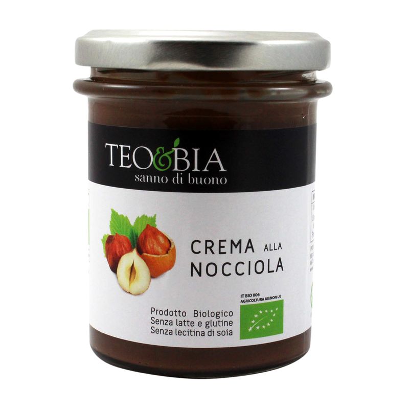 Teo&bia Crema alla Nocciola spalmabile biologico 212gr-1