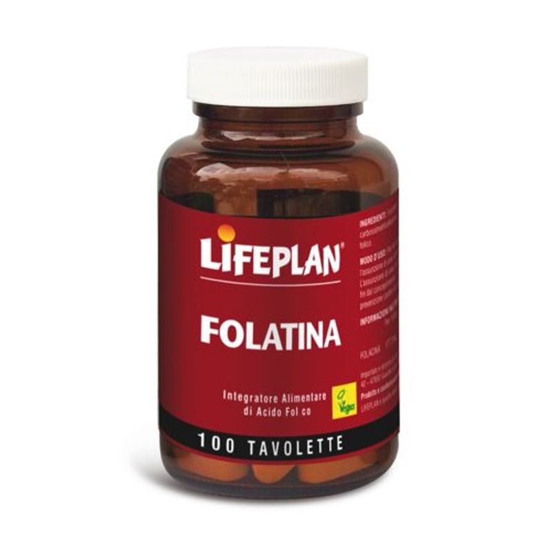 Lifeplan Folatina produzione globuli rossi e moltiplicazione cellulare 100 tavolette-1