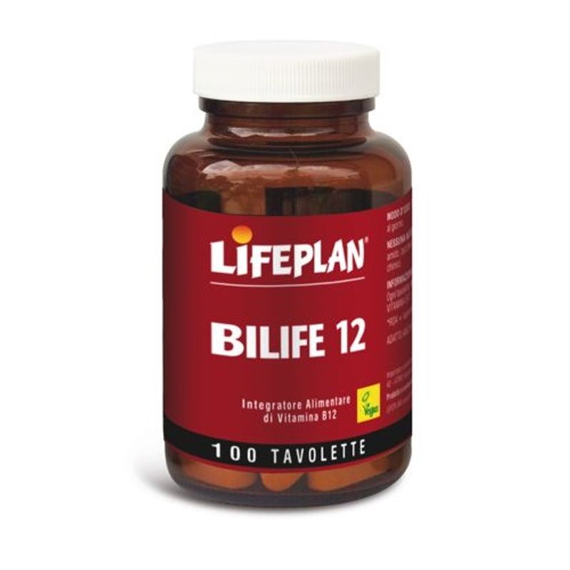 Lifeplan Bilife 12 utile per il metabolismo energetico e al sistema nervoso senza glutine 100 tavole-1