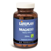 Lifeplan magnesio tripla forza per il benessere dell'organismo 60 tavolette-1