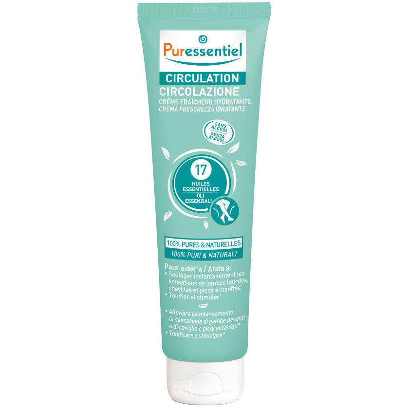 Puressentiel circolazione crema freschezza idratante per gambe e piedi pesanti 100ml-2