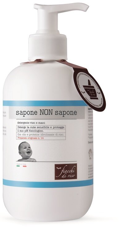Fiocchi di Riso Sapone NON Sapone Detergente mani e viso 240ml-2