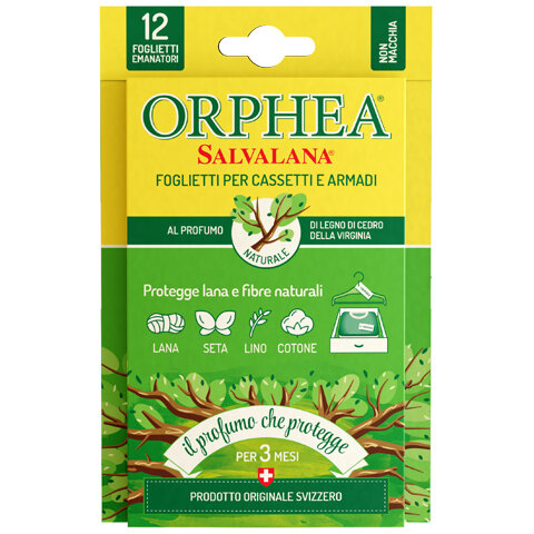 Orphea Salvalana foglietti per cassetti e armadi al legno di cedro della virginia 12 foglietti-2