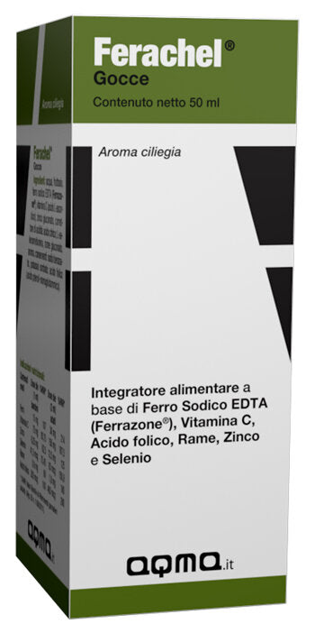 Ferachel integratore alimentare Gocce 50ml gusto ciliegia-2