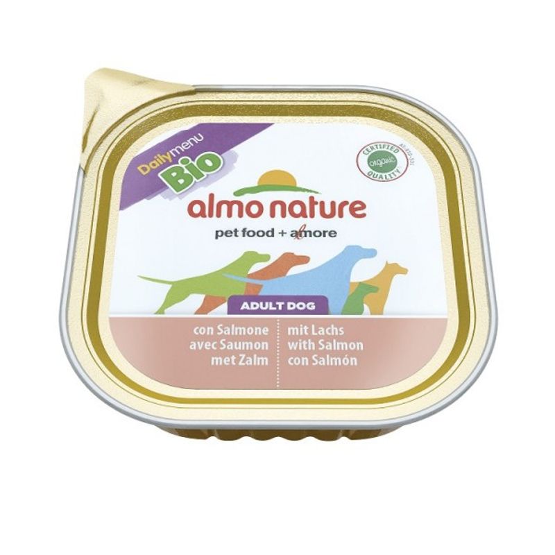 Bio Paté Almo Nature salmone 300g - Cane adulto-1