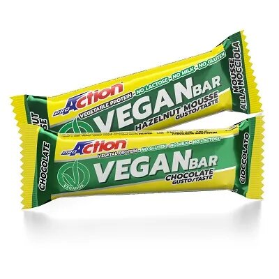 Proaction Vegan Bar Barretta Ciccolato 1 Pezzo 40g-2