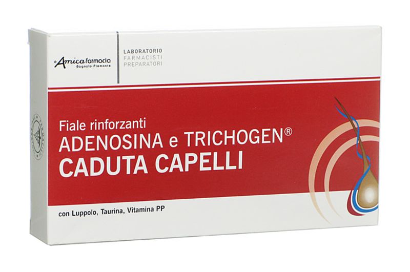 Amicafarmacia Fiale rinforzanti Adenosina e Trichogen contro la caduta capelli 10 fiale-1