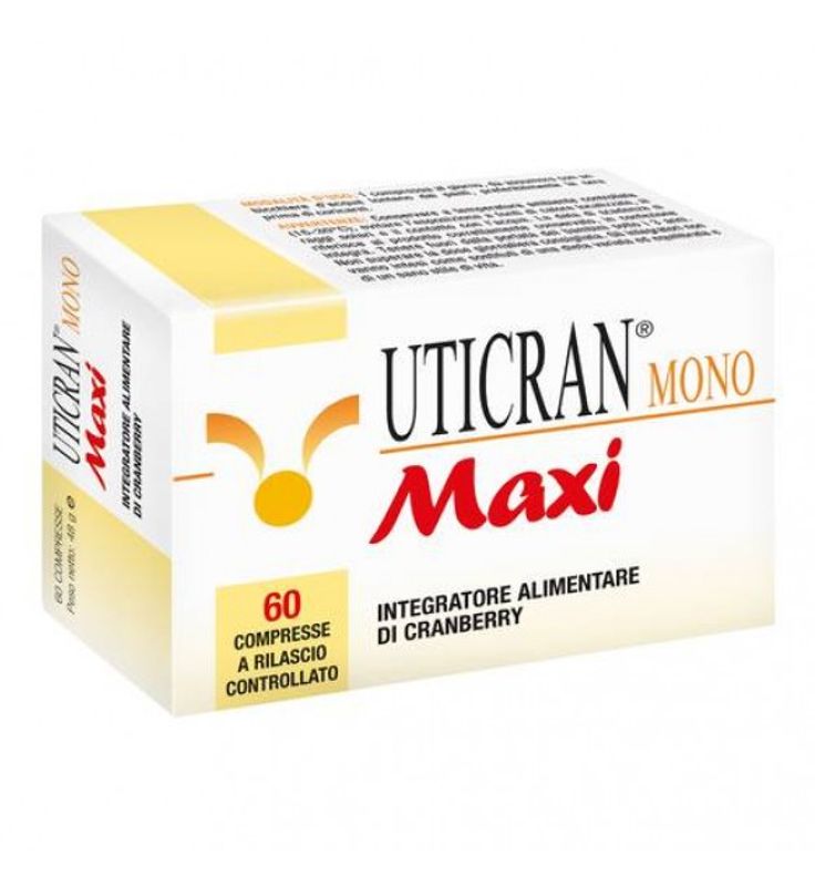 Uticran Mono maxi integratore di Cranberry 60 compresse-1