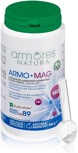 Armores Natura Armo-Mag Integratore di Magnesio polvere 150g gusto arancio-2