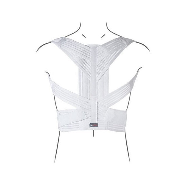 Corsetto Dorsale Raddrizza Spalle 37cm Grigio Perla-2