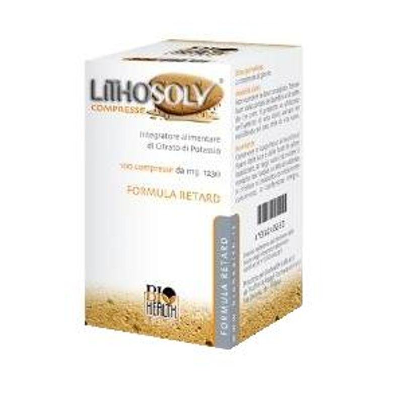 Lithosolv formula retard per favorire il ripristino e il mantenimento dell'equilibrio acido-base sis-1