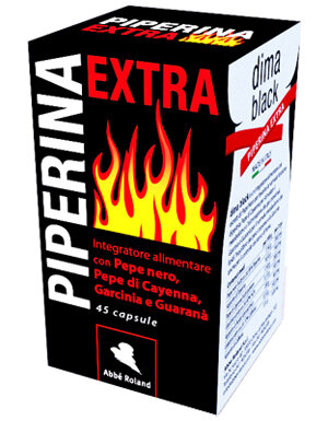 Piperina Extra Dima black integratore utile per il peso corporeo 45 capsule-1
