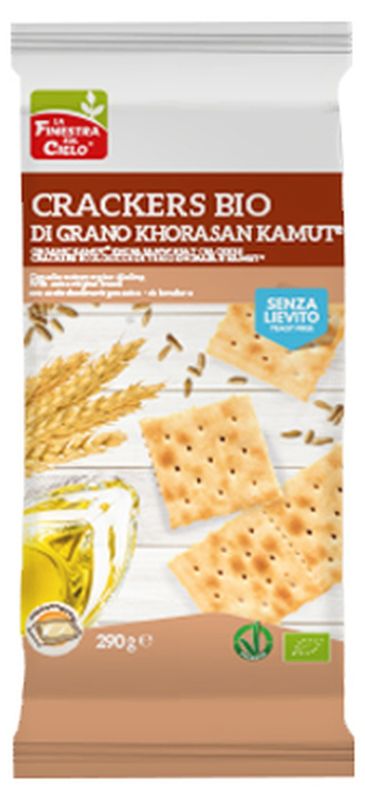 Crackers di kamut senza lievito bio 290g-1