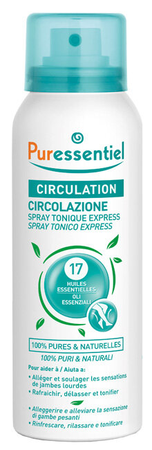 Puressentiel circolazione spray tonico express per gambe pesanti spray 100ml.-2