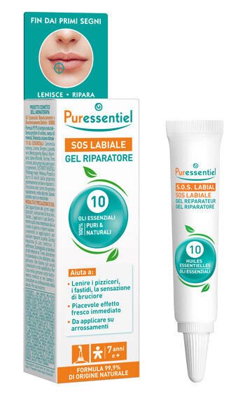 Puressentiel Sos Labiale gel ai 10 oli essenziali 5ml-2