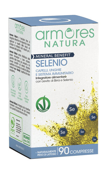 Armores Natura Mineral Benefit Selenio utile per capelli unghie e sistema immunitario 90 compresse-2