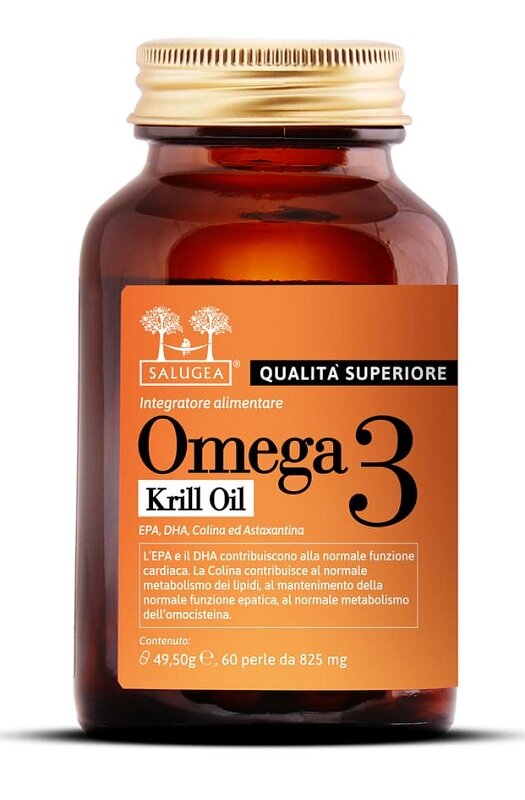 Salugea Integratore di Omega 3 Krill Oil antartico di Qualità Superiore 60 perle-2