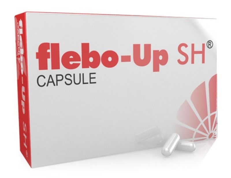 Flebo-Up Sh favorisce il sistema circolatorio, l'apparato linfatico e quello venoso 30 capsule-1