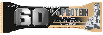 WEIDER 60% PROTEIN BAR COOK/CR-1