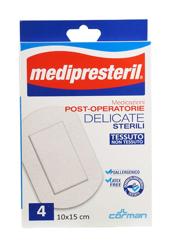 MediPresteril 4 medicazioni post-operatorie delicate 10x15cm-1