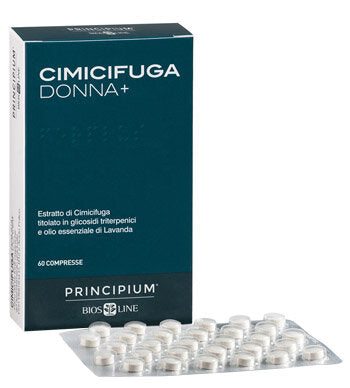 Biosline Principium Cimicifuga Donna+ per contrastare i disturbi della menopausa 60 compresse-2