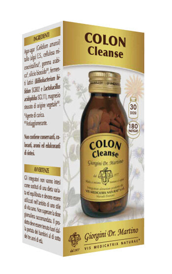 Dr. Giorgini Colon Cleanse volume e consistenza delle feci 180 pastiglie-2