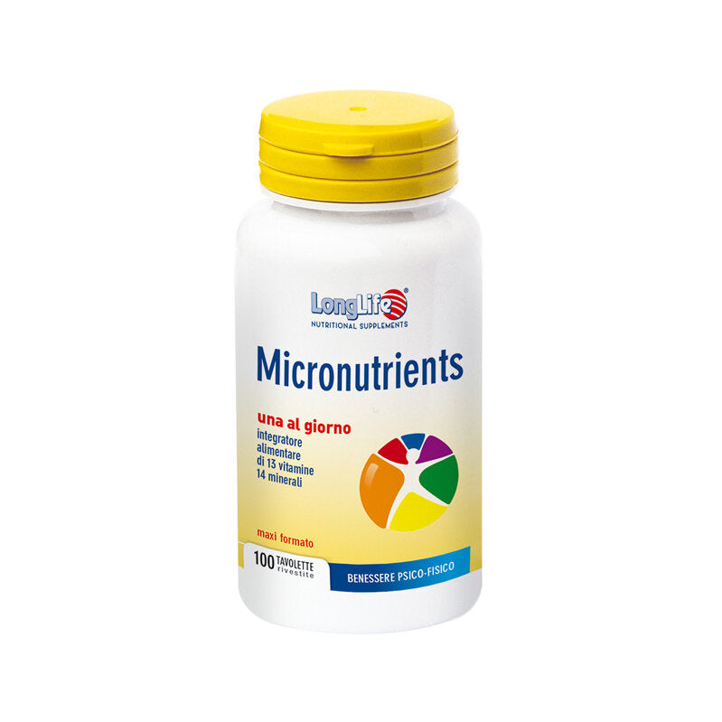 Longlife Micronutrients Multivitaminico-minerale 100 tavolette-2