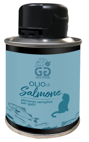 G&G Pet Food Olio Salmone Per Gatti 100ml-2