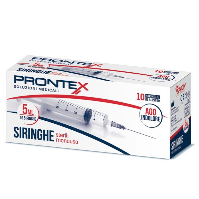 Prontex Siringhe sterili monouso 5ml 10 siringhe-1