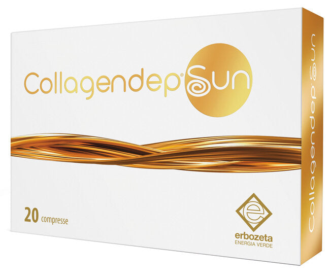 Erbozeta Collagendep Sun favorisce il trofismo e la funzionalità della pelle 20 compresse-2