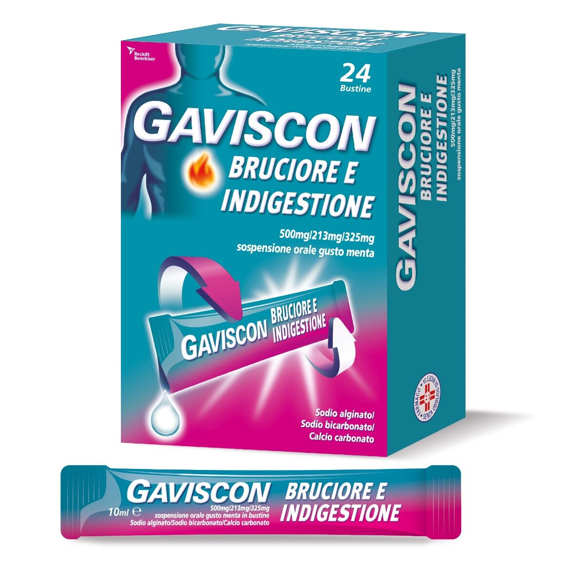 Gaviscon Bruciore e Indigestione 24 buste-0