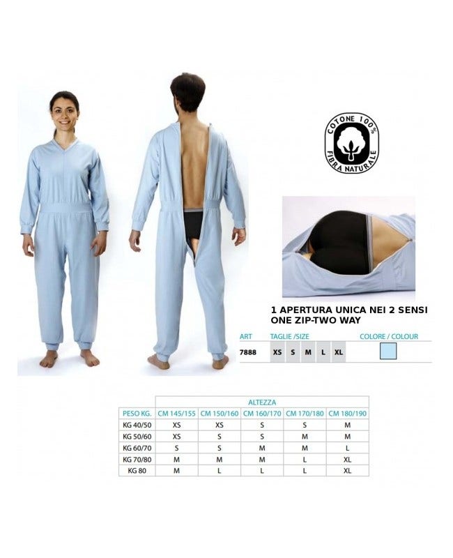 Orione Homecare Pigiama Sanitario Cod 7888 Taglia S-1