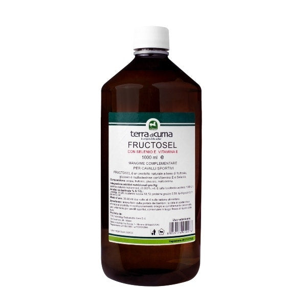 Fructosel Flacone Mangime Complementare Equini Sportivi 1000ml-1