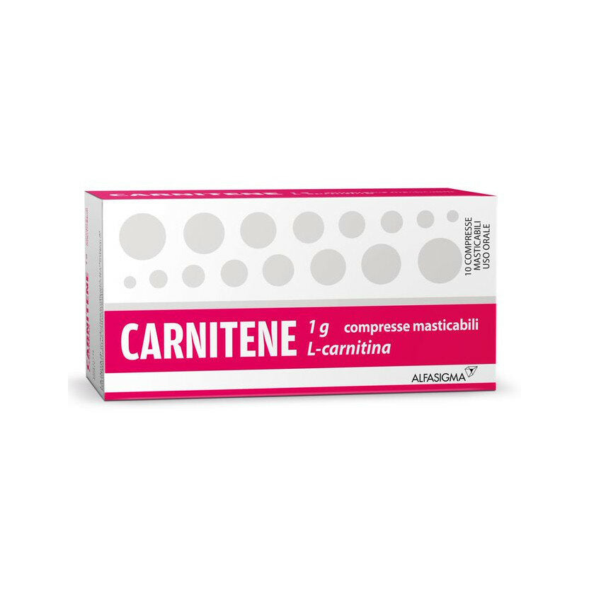 Carnitene 1 gr 10 Compresse Masticabili-2