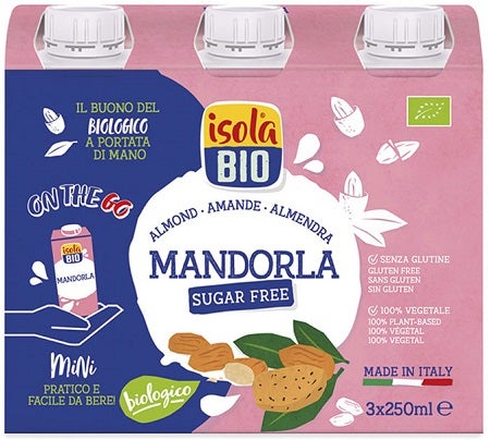 Isola Bio Bevanda Gusto Mandorla On The Go 3x250ml-1