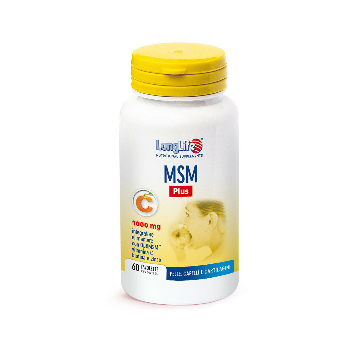 Longlife MSM Plus benessere della pelle 60 tavolette-2