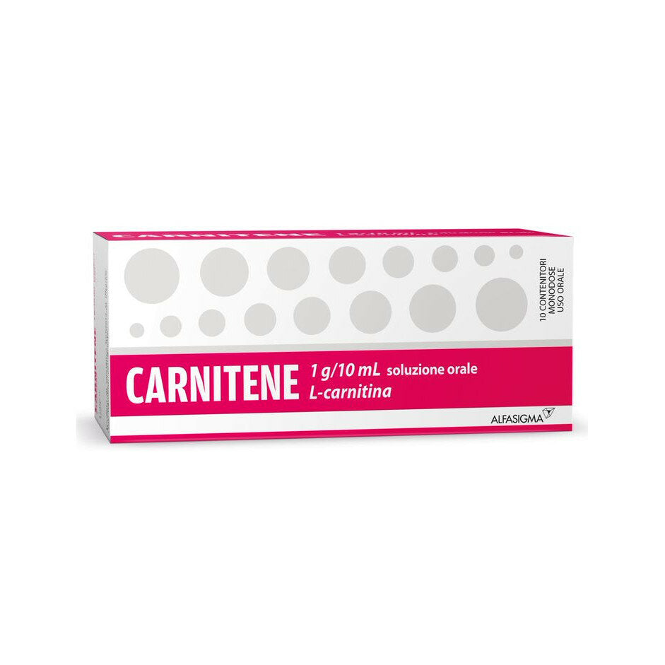 Carnitene 1 gr Soluzione Orale 10 flaconcini monodose-2