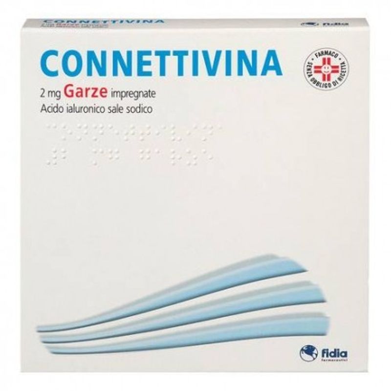 Connettivina 10 Garze cicatrizzanti 2 Mg 10x10-1