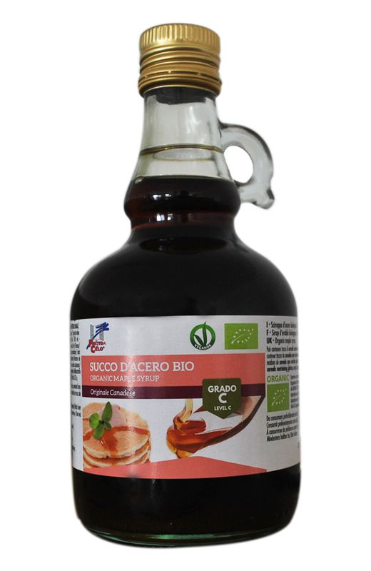 Succo d'acero bio originale canadese grado "C" 500ml-1